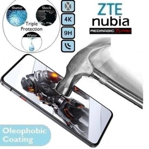 100%Genuine Tempered Glass Screen Protector (7 S) For ZTE Nubia Red Magic 7S Pro - Picture 1 of 2