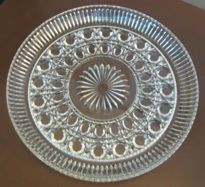 CUT GLASS ROUND DISH - BOWL - CANDY DISH - DESERT DISH - Picture 1 of 2
