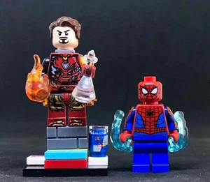 LEGO © SPIDER-MAN MARVEL + TONY STARK AVENGERS IRON MAN MINIFIGURE - Imagen 1 de 5