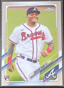 Christian Pache RC 2021 Topps Chrome Rookie #178 Atlanta Braves - Picture 1 of 2