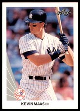 1990 Leaf #446 KEVIN MAAS RC New York Yankees Rookie MINT FREE SHIPPING