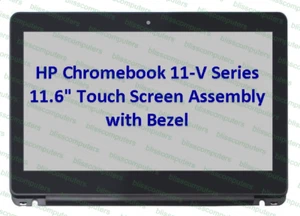 HD HP Chromebook 11-v020nr 11-v020wm LED LCD Touch Screen Frame Assembly - Picture 1 of 5