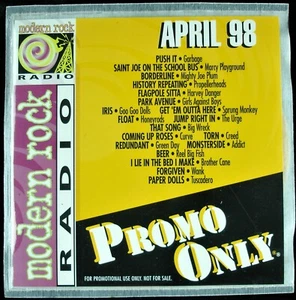 PROMO ONLY "MODERN ROCK APRIL 1998" DJ PROMO CD COMPILATION GOO GOO DOLLS *NEW* - Imagen 1 de 3