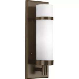NEW Progress Lighting P7081-20 Signature Antique Bronze Glass Wall Sconce Light - Picture 1 of 2