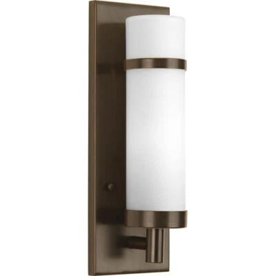 NEW Progress Lighting P7081-20 Signature Antique Bronze Glass Wall Sconce Light - Image 1 of 2