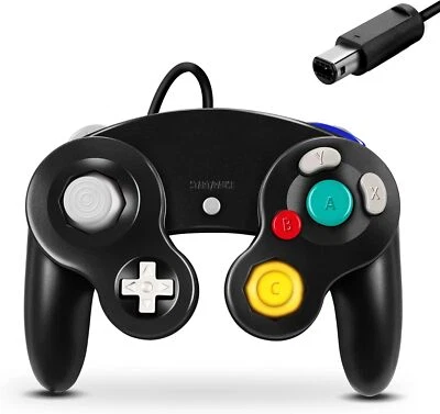 1 Pack Wired Gamecube Controller for Wii Nint, Classic Gaming Experience - Image 1 of 4