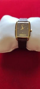 VTG. 80's Seiko Quartz Ladies watch. New Leather Band & Battery E029-5260. Rare - Picture 1 of 12