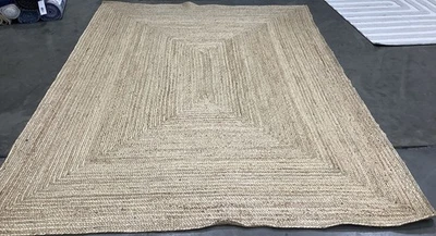 NATURAL 8'-0" x 10'-0" Back Stain Rug, Reduced Price 1172682219 CAP252A-8 - Image 1 of 4