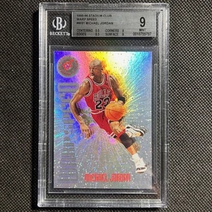 Stadium Club Warp Speed 1995 Michael Jordan #WS1 - BGS 9 como nuevo - Bulls GOAT - Imagen 1 de 3