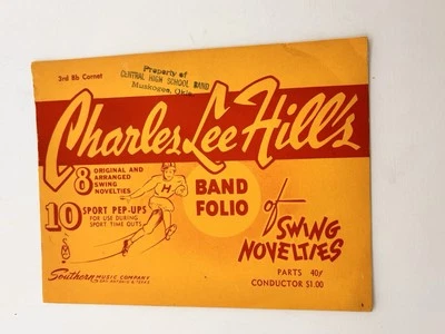 VTG SHEET MUSIC BOOK CHARLES LEE HILL’S SWING NOVELTIES 3RD Bb CORNET - Image 1 of 4