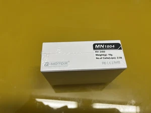 T-Motor, MN1804-20, KV2400, Brushless Outrunner für Multicopter Quadrocopter FPV - Bild 1 von 2