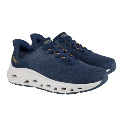 Skechers Men's Glide Step Sneakers - NAVY (Select Size: 8-14 w/ Half Sizes) - Image 1 of 4
