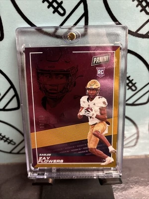 2023 Panini Player of the Day Rookies Zay Flowers #RC8 Gold /10 (RC) - Image 1 of 2