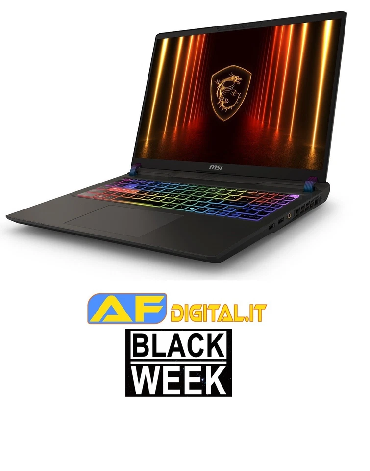 Gaming Msi Vector 16 HX AI 16" QHD+ (2560x1600) 240Hz Intel U7 255HX 32gb 1tb Nv - Immagine 1 di 1