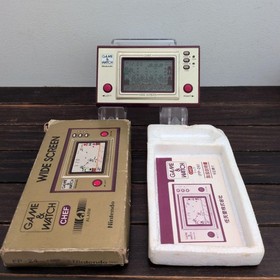 Nintendo Game Watch Chef Handheld Console Boxed Vintage Classic Rare