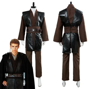 Star Wars Anakin Skywalker Cosplay Costume Uniform Halloween Outfit - Picture 1 of 11