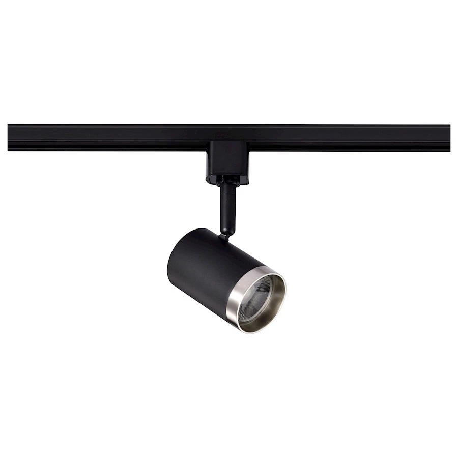 Cabezal de oruga cilíndrico pequeño Satco 12W 638 LED 3000K negro/níquel - TH638 Foto 1 de 1