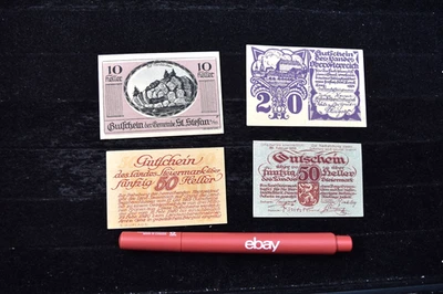 AUSTRIA  1920-21  NOTGELD   ST STEPHAN +  LINZ - Image 1 of 4