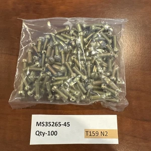 Qty-100     MS35265-45        New.  N2 T159 - Picture 1 of 3