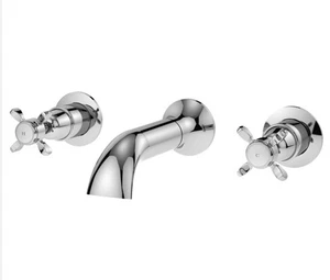 Nuie Selby Chrom Xhead Wandmontage 3-Loch Wannenfüllarmatur - SEL309DX - Bild 1 von 7