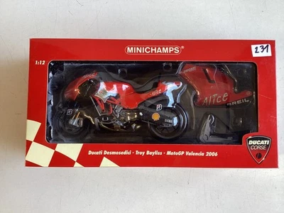 Minichamps Modell 1:12 Ducati Desmosedici Troy Bayliss MotoGP Valencia 2006 OVP - Bild 1 von 4