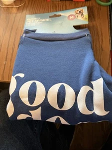 Vibrant Life Dog T-Shirt Size Medium "Good Dog" Blue-- Fits Dogs 20-50 Lbs - Picture 1 of 5