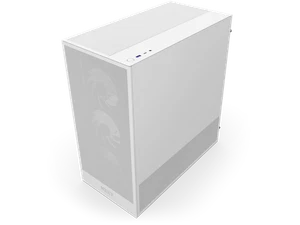 NZXT H Series H5 Flow 2024 RGB Edition ATX Mid Tower Chassis All White Color - Picture 1 of 5