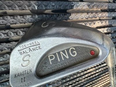 Ping Karsten II Sand Wedge w/ Steel ZZ Lite Flex Shaft Right Handed Red Dot - Image 1 of 3