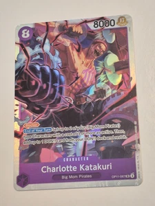 Charlotte Katakuri OP11-67 Foil Secret Rare One Piece Fist Of Divine Speed - Picture 1 of 3