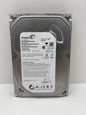 Seagate ST3500312CS 500GB 3.5” SATA HDD Hard Drive Video DVR CCTV Untested - Image 1 of 4
