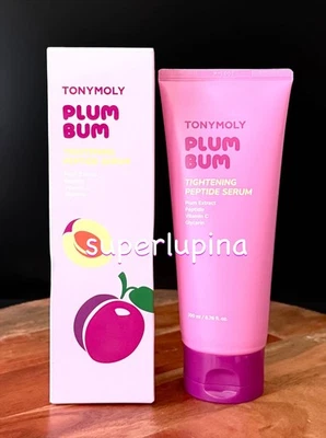 Tony Moly Plum Bum Tightening Peptide Serum NEW 6.76 fl.oz/200 ml - 06/2027 - Image 1 of 4