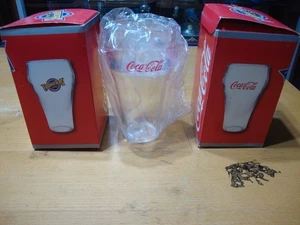 2 coca cola cups with fuddruckers logo NEW - Picture 1 of 1