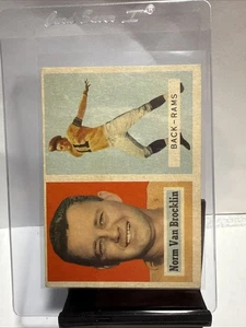 1957 TOPPS #22 NORM VAN BROCKLIN RAMS - Bild 1 von 10