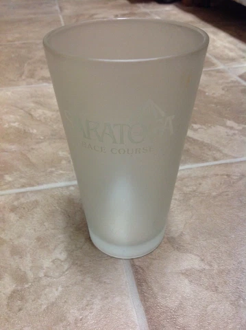 Vintage Saratoga Race Course Pint Glass Cover