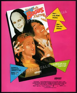 VIAJE FALSO DE BILL & TED - Anuncio comercial original de 1991/anuncio _ Keanu Reeves - Imagen 1 de 1