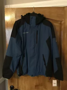 Zero Xposur Mens Winter Sports Coat Jacket Blue/Black Size Large - Picture 1 of 9