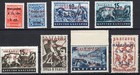 Dt. Bes. II. WK Makedonien-Landespost MiNr. 1-8 einwandfrei postfrisch m. Befund