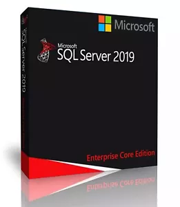 Microsoft SQL Server 2019 Enterprise with 32 Core License, unlimited User CALs - Picture 1 of 3