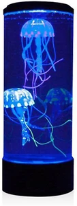 15" Jellyfish Lamp - LED Color Changing Mood Light - Sensory Lamp - Jellyfish Ni - Picture 1 of 12
