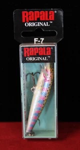 Señuelo de pesca Rapala Original Flotante F07 RT Rainbow Truut 2 3/4" Minnow - Imagen 1 de 6