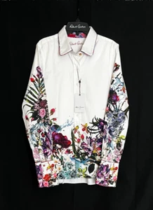 Robert Graham Women's PRISCILLA Garden Party Champagne Floral $298 Medium NWT - Picture 1 of 6