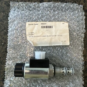 Genuine A-12571 Flow Solenoid Valve 3 Port 2 Position 125 VAC - Picture 1 of 6