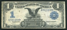 FR. 226a 1899 $1 ONE DOLLAR “BLACK EAGLE” SILVER CERTIFICATE VERY FINE