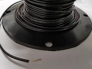 20 AWG Black Hook Up Lead Wire Stranded 100 ft UL1015, 600V AWM MTW TEW ON REEL - Picture 1 of 2