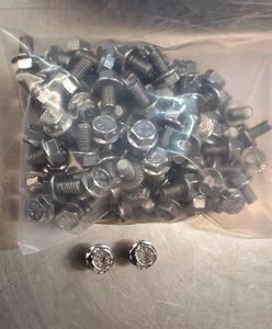 (Qty 100) 5/16"-18 x 1/2" Stainless Steel Hex Cap Serrated Flange Bolt - Picture 1 of 4