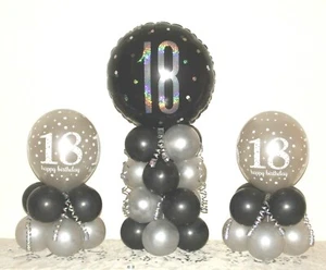 18. Geburtstag - 3er-Pack Party-Set - Tischballon Dekoration Display-Kit - Bild 1 von 1