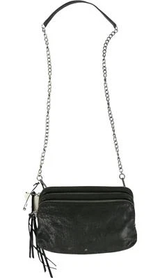 Bolso Bandolera Treasure & Bond 243417 Mujer Informal Cuero Negro Talla 11x7.5x2 Foto 1 de 4