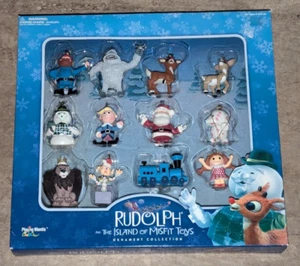 2001 Rudolph And The Island of Misfit Toys 12 Christmas Tree Ornament Set in Box - Picture 1 of 9