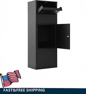 Parcel Delivery Drop Box for Porch Lockable Secure Storage Compartment Mailboxes - Picture 1 of 12
