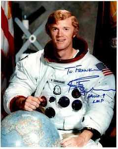 Rusty Schweickart original signed Apollo 9 Astronaut 8" by 10" WSS Portrait Pho - Picture 1 of 2